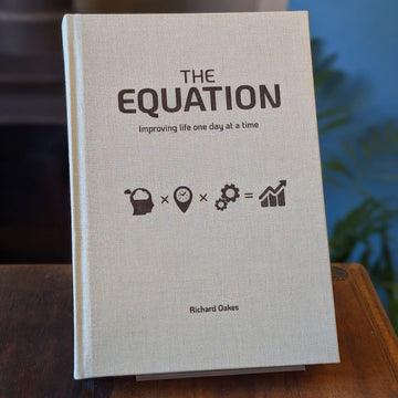 An image showing the front cover of The Equation - a book by Richard Oakes
