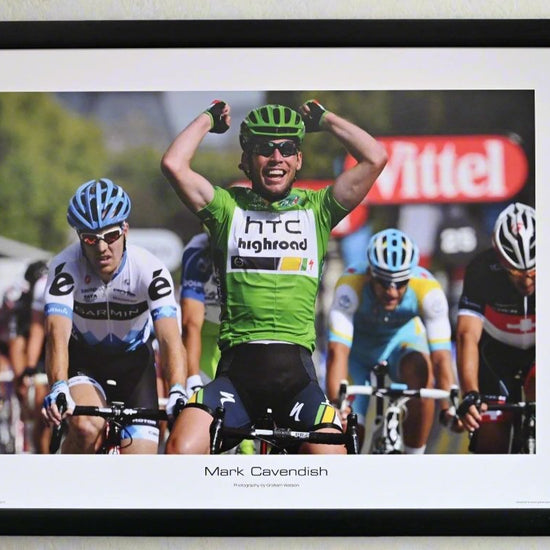 Mark Cavendish wins on the Champs-Élysées and becomes the first British rider to win the Green Jersey at the Tour de France.