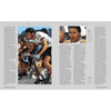 Page spread from Cycling Legends 02 TI Raleigh by Chris Sidwells. Allan Peiper in peugeot jersey.