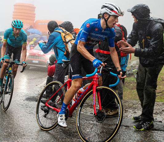  Giulio Ciccone on the Mortirolo