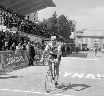 Vin Denson winning a stage of the Giro d'Italia