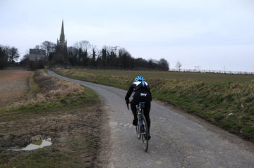 Looks like Belgium, if you squint - Russ Downing riding through the country lanes of South Yorkshire. 