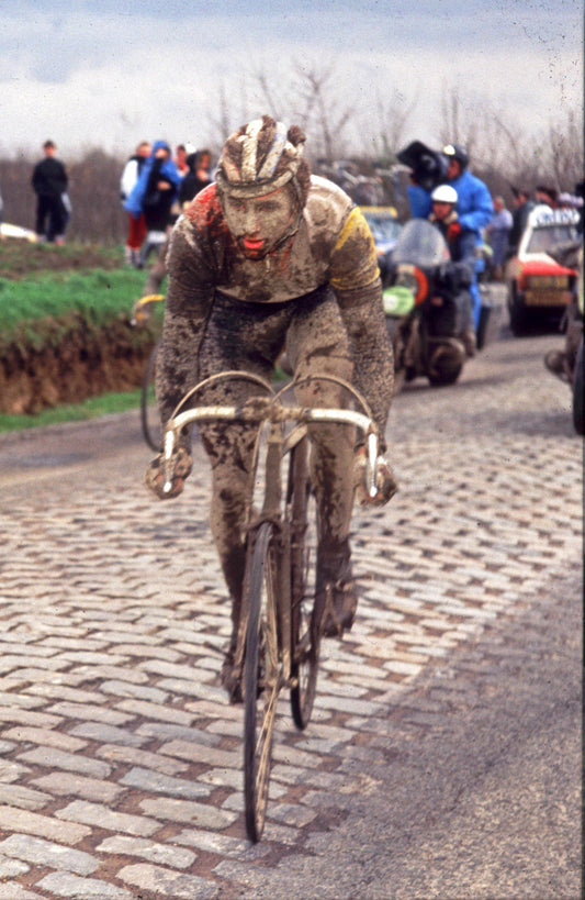 Greg LeMond at Paris Roubaix 1985