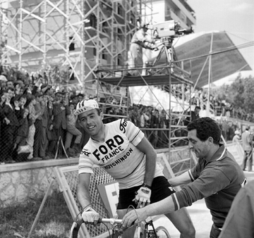 Vin Denson winning stage 9 of the 1966 Giro d'Italia