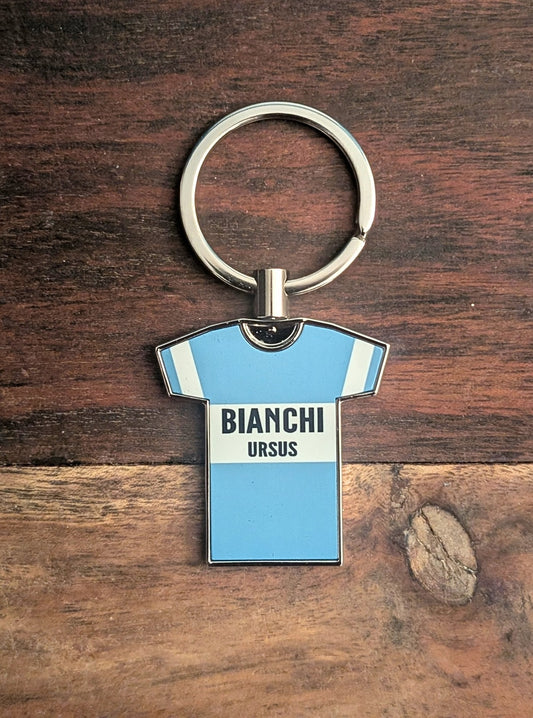 Bianchi Retro Cycling Keyring