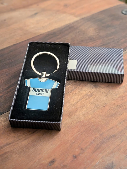 Bianchi Retro Cycling Keyring
