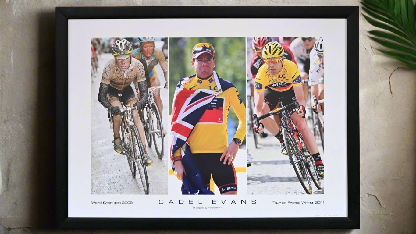 Cadel Evans. 2009 World Champion, 2011 Tour de France Champion, and proud Australian. 