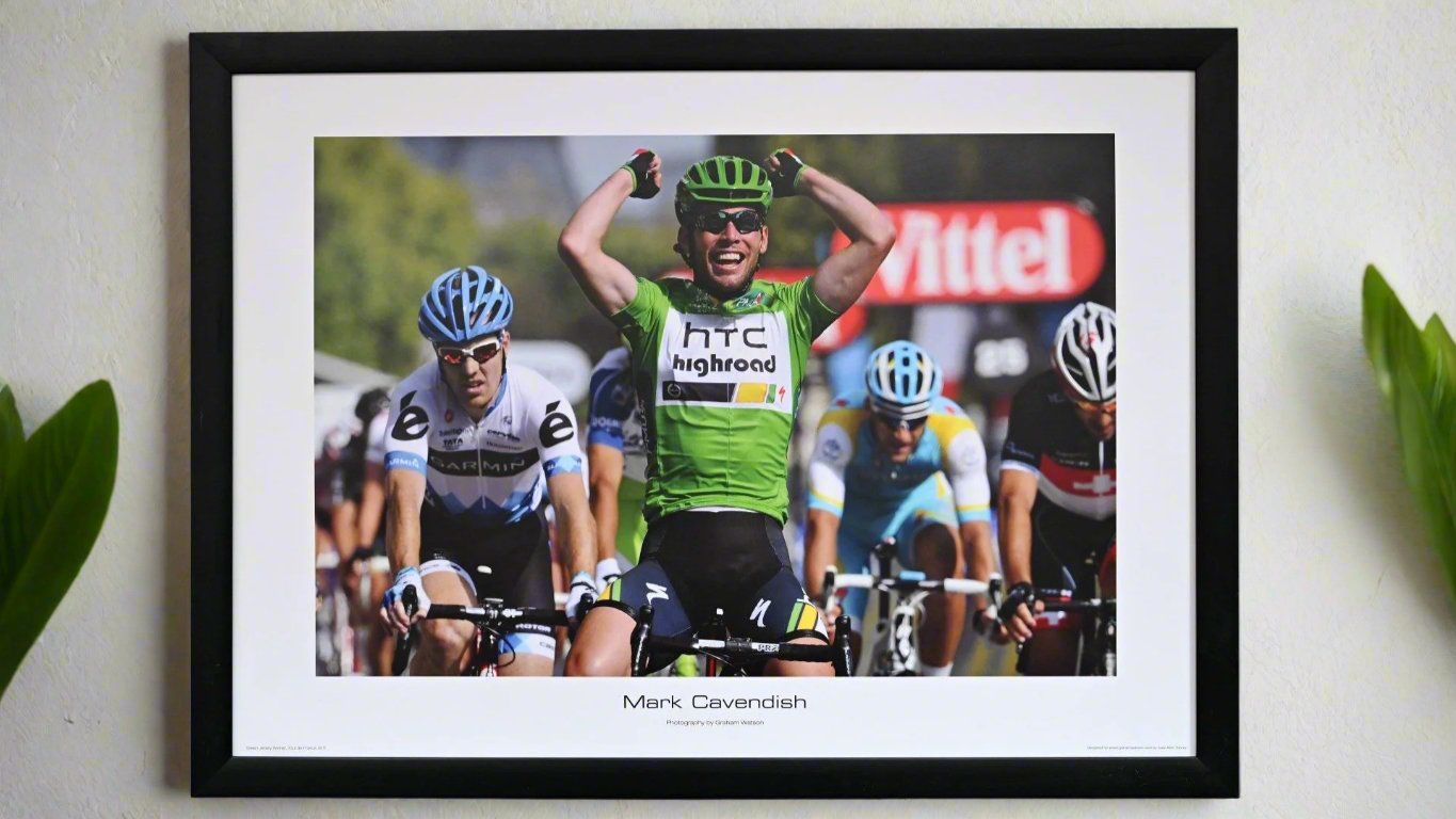 Mark Cavendish wins on the Champs-Élysées and becomes the first British rider to win the Green Jersey at the Tour de France.