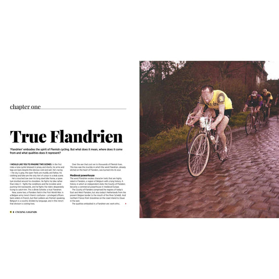 Start of Chapter 1 of Cycling Legends 04 Flandriens.