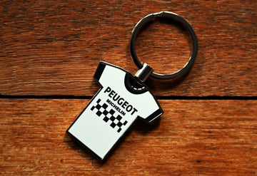 Peugeot Cycling Team Retro Keyring