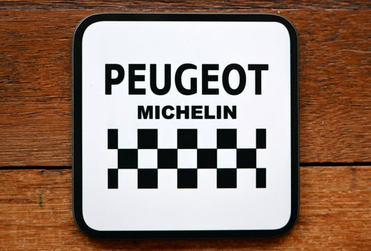 Peugeot Retro Cycling Drink Coaster