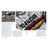 Page spread from Cycling Legends 02 TI Raleigh by Chris Sidwells. TI-Raleigh world championship jersey.