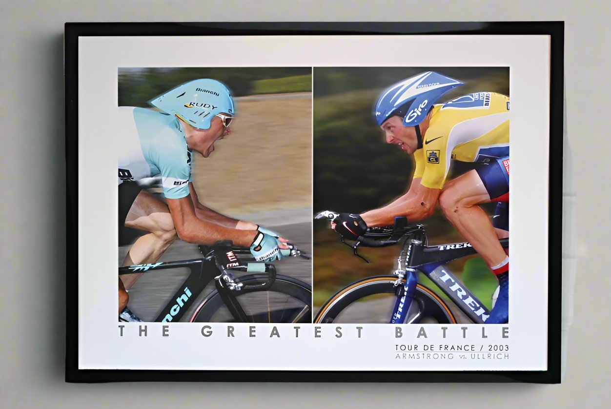 2003 Tour De France. Lance Armstrong vs Jan Ullrich in the Greatest Battle.