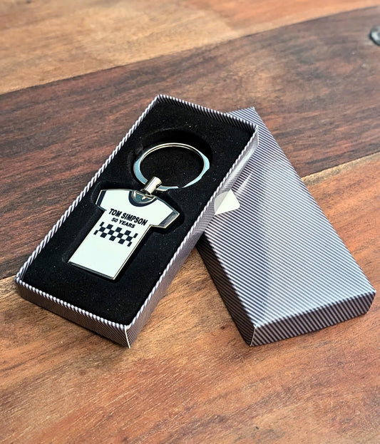 Tom Simpson Cycling Keyring