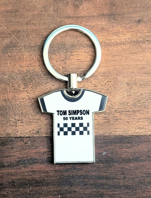 Tom Simpson Cycling Keyring