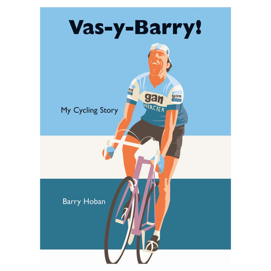 The book cover of the autobiography of Barry Hoban, multiple British Tour de France stage winner. 