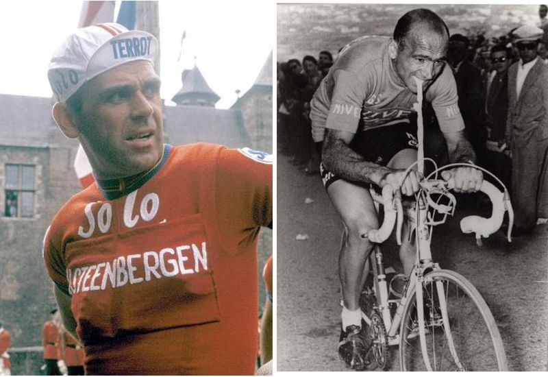 Image of Rik Van Steenbergen left and Fiorenzo Magni right