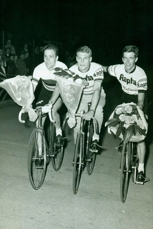 From left to right; Roger Rivière, Rudi Altig and Tom Simpson.